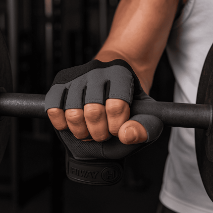 Gym Gloves with Wrist Strap