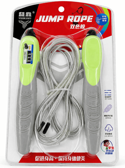 Digital Jump Rope with Counter & Steel Wire