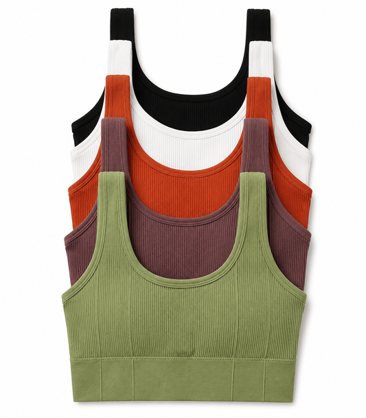 Women’s Ribbed Sports Bra