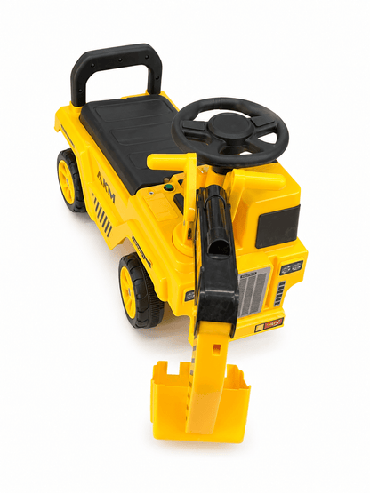 Kids Excavator Ride-On Car