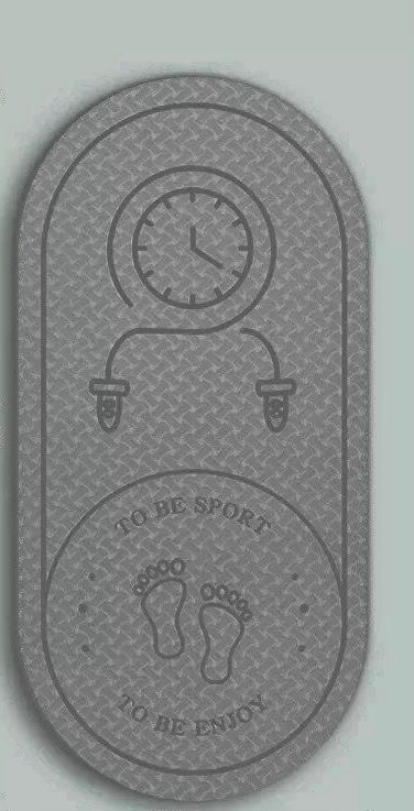 Curvy Exercise Yoga Mat – 12mm