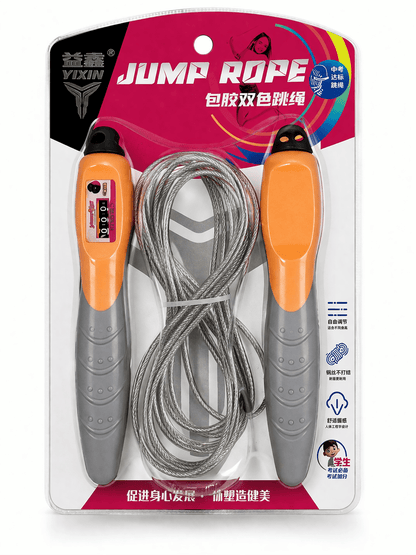 Digital Jump Rope with Counter & Steel Wire