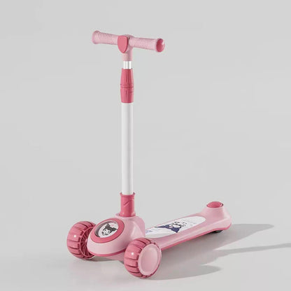 3-Wheel Scooter with Support Wheels