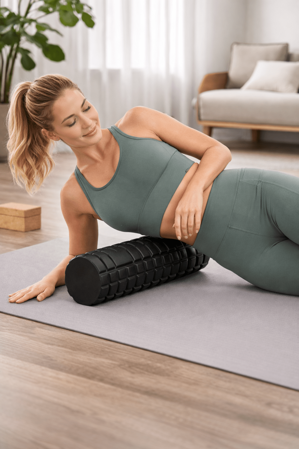 Yoga Foam Roller – 60 CM