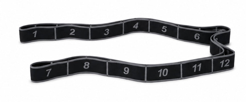 Numbered Stretch Resistance Band – 12 Levels