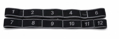 Numbered Stretch Resistance Band – 12 Levels