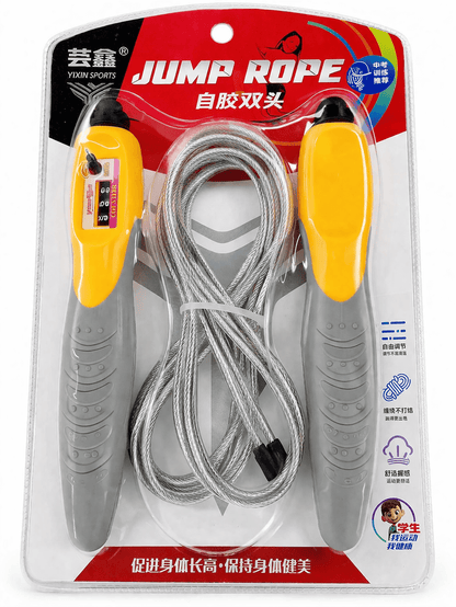 Digital Jump Rope with Counter & Steel Wire