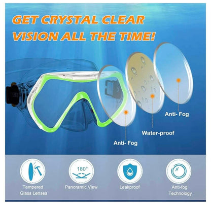 Track snorkeling set