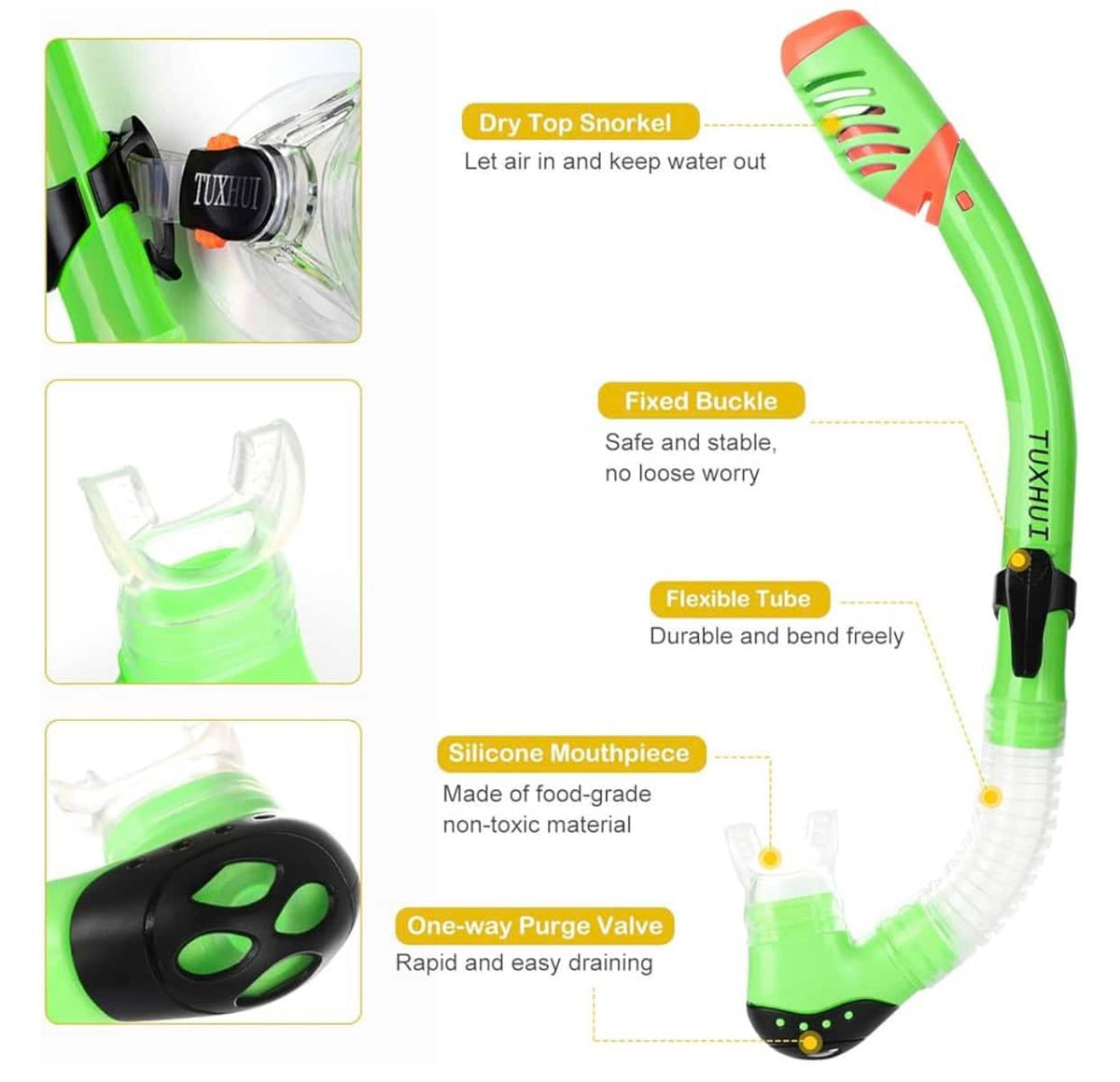 Track snorkeling set