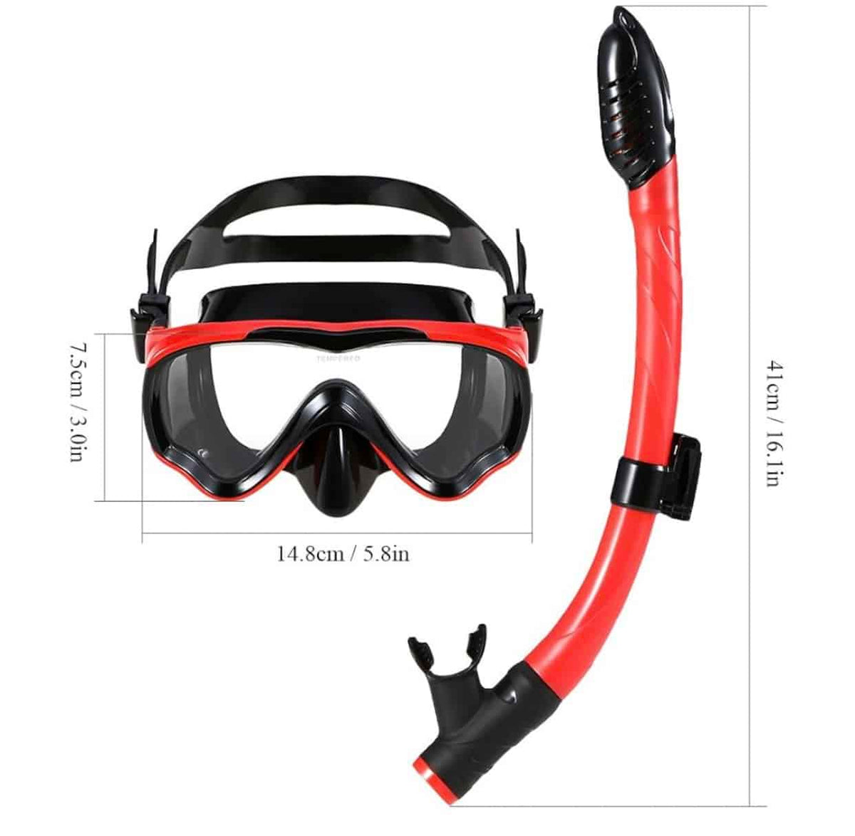 Track Silicone Snorkeling Set