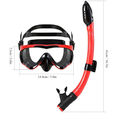 Track Silicone Snorkeling Set