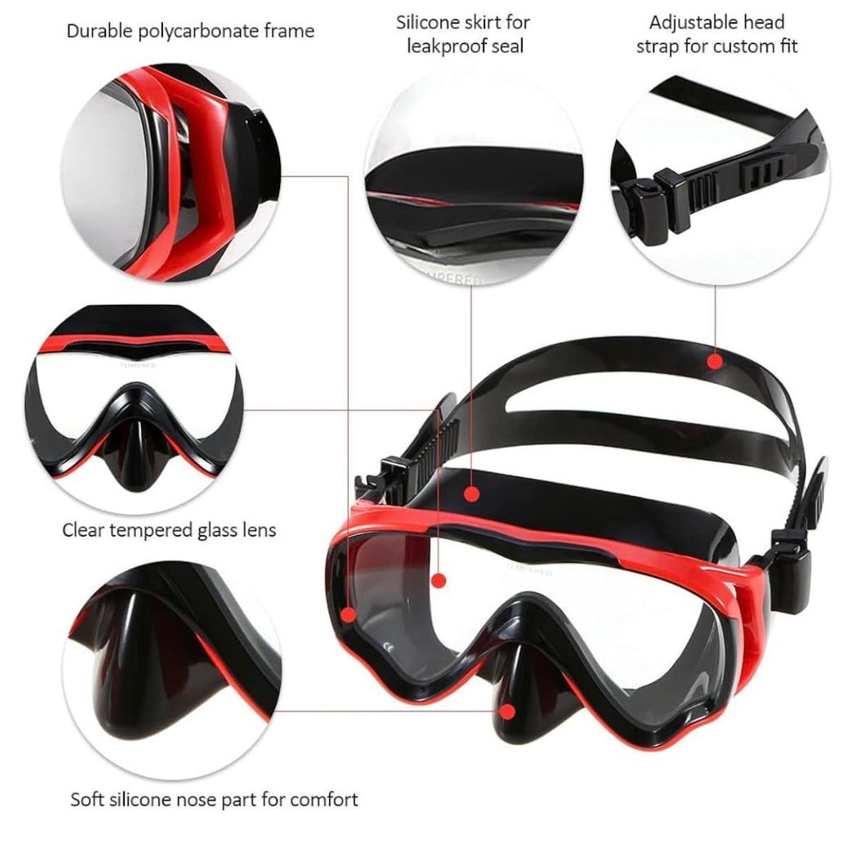 Track Silicone Snorkeling Set