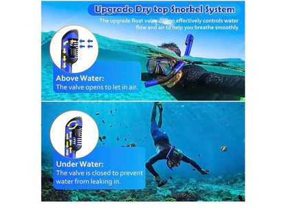 Track silicone snorkeling set