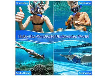 Track silicone snorkeling set