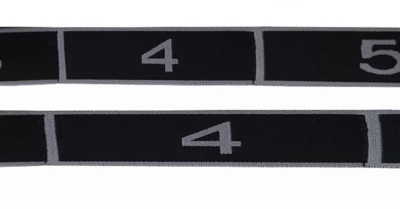 Numbered Stretch Resistance Band – 12 Levels
