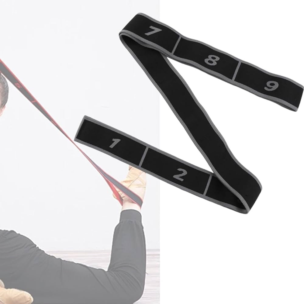 Numbered Stretch Resistance Band – 12 Levels