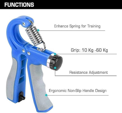 Hand grip with counter