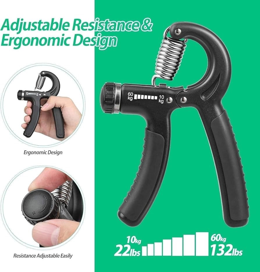 Hand grip with counter