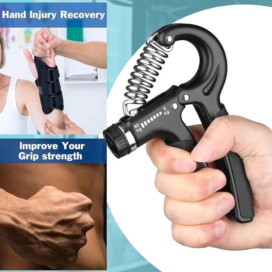 Hand grip with counter