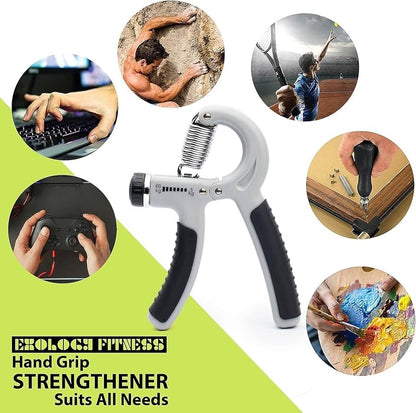 Hand grip with counter
