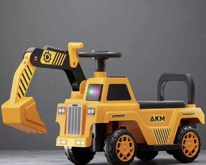 Kids Excavator Ride-On Car