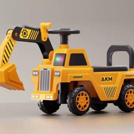 Kids Excavator Ride-On Car