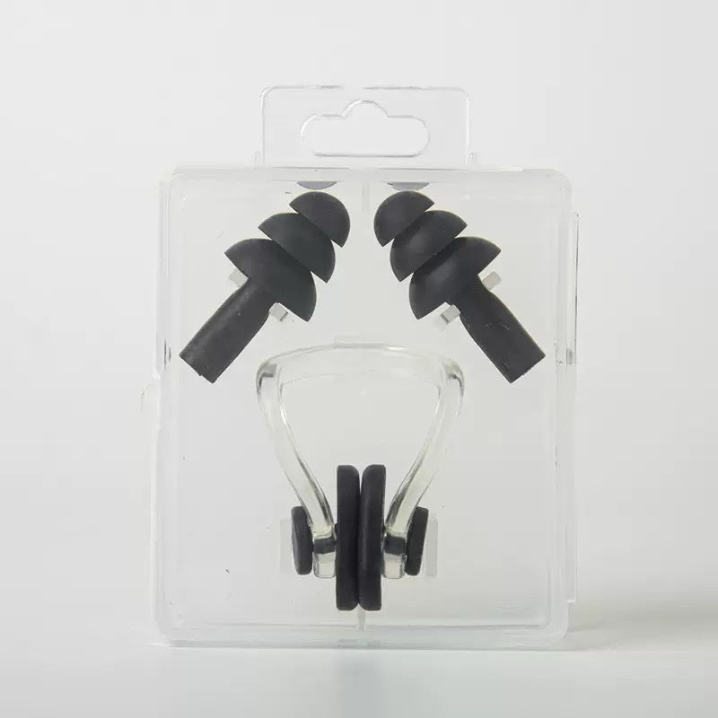 Swimming Nose Clip and Ear Plug Set