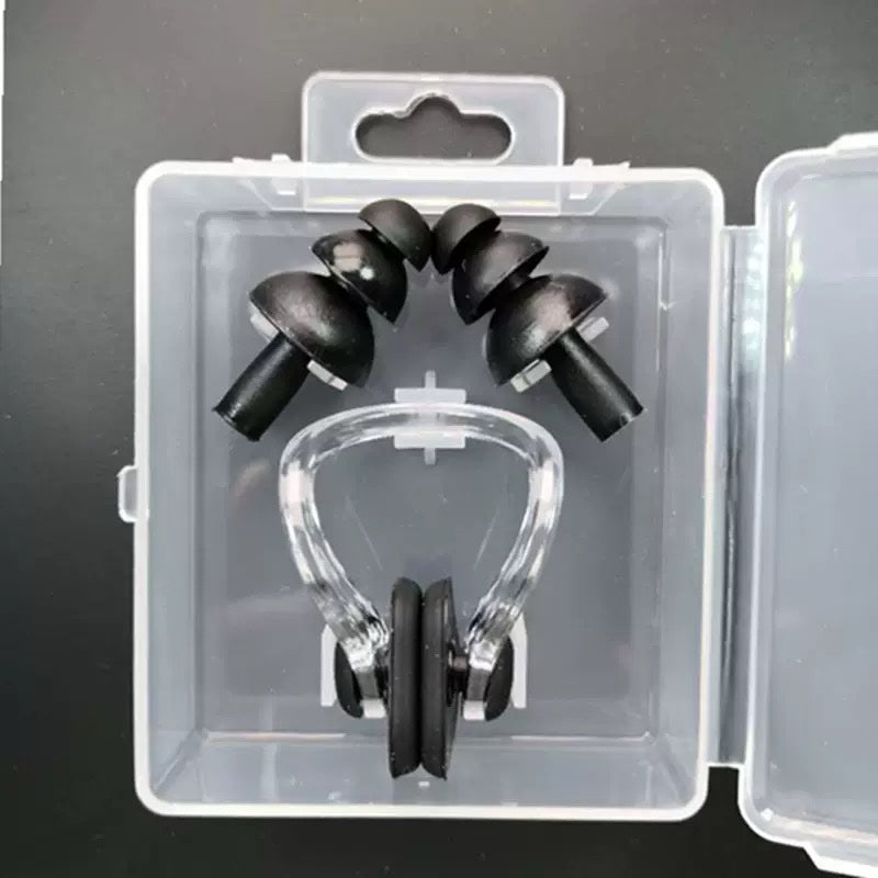 Swimming Nose Clip and Ear Plug Set