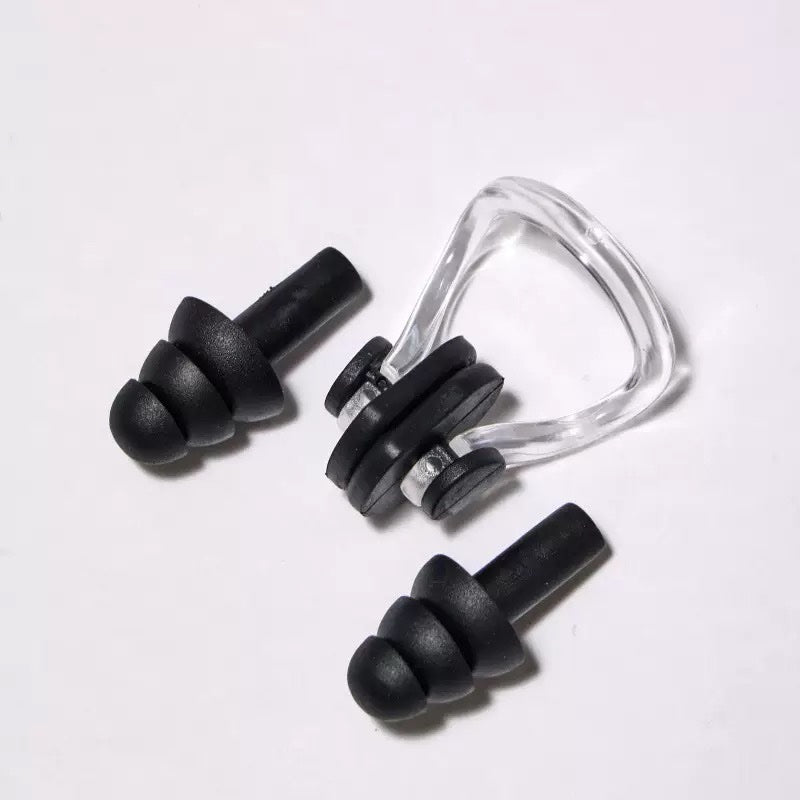 Swimming Nose Clip and Ear Plug Set