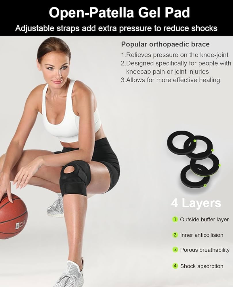 Open Patella Knee Support (Short)
