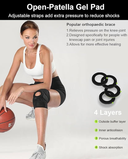 Open Patella Knee Support (Short)